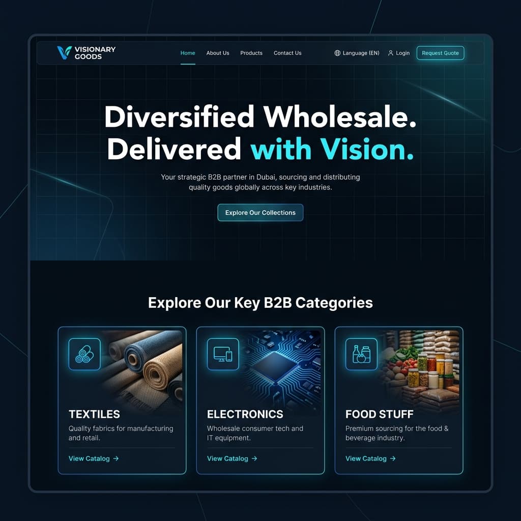 Visionary Goods Wholesalers screenshot